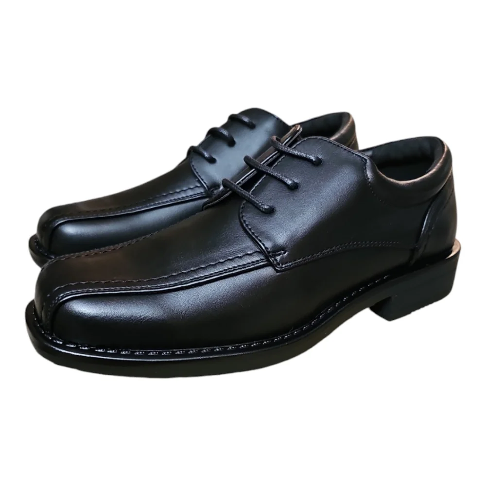 Bruno Marc Boy's Black Classic Oxfords Dress Shoes NIB Various Sizes
